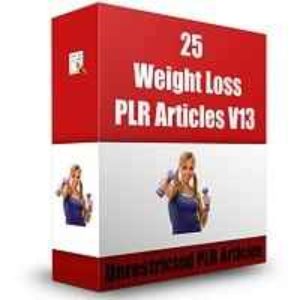 25 Weight Loss PLR Articles V13