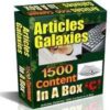 Articles Galaxies - 1500 Articles In A Box