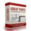 Great Fonts Plugin For WordPress