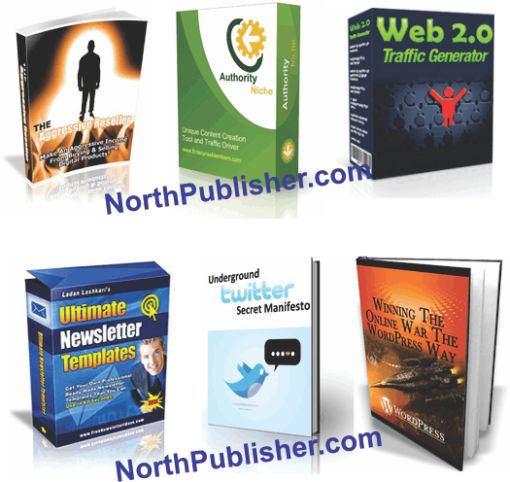 MRR Package 6 - 25 of the best selling ebooks and software