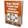 Magic Words To Build Your Business Exponentially