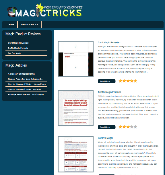 Magic Tricks Review Site