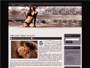 On the Beach 02 – WP Theme