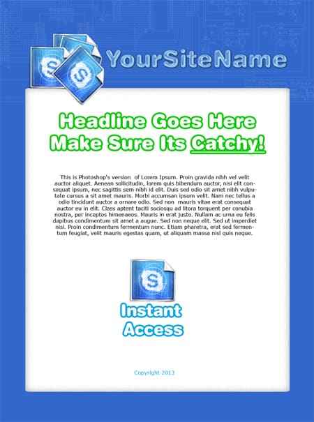 Skype Squeeze Page Package