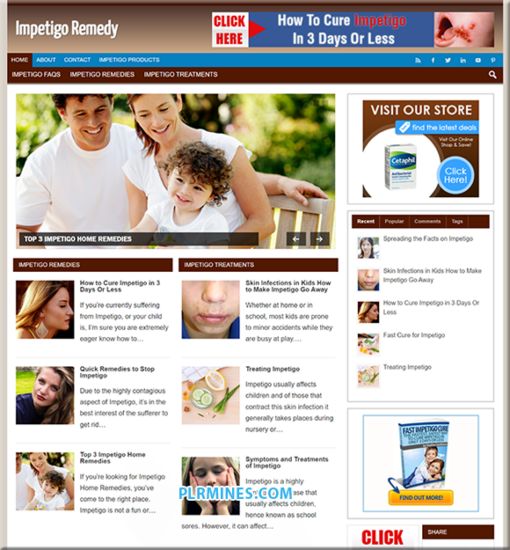 Impetigo Remedy WordPress Blog