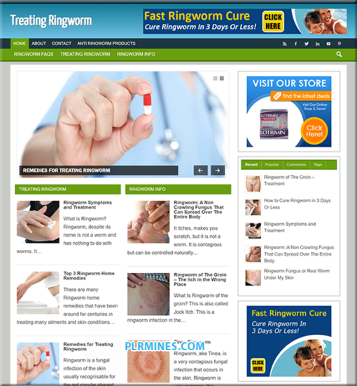 Ringworm Treatment WordPress Blog