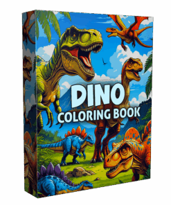 Printable Dinosaur Coloring Book
