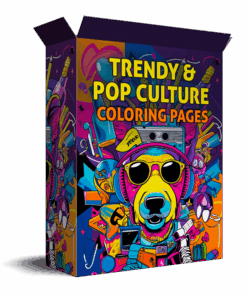 Trendy and Pop Culture Coloring Pages