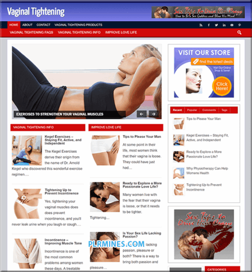 Vaginal Tightening WordPress Blog